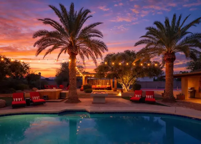 Sunset Palms-pool, & Sports Court-scottsdale Holiday home